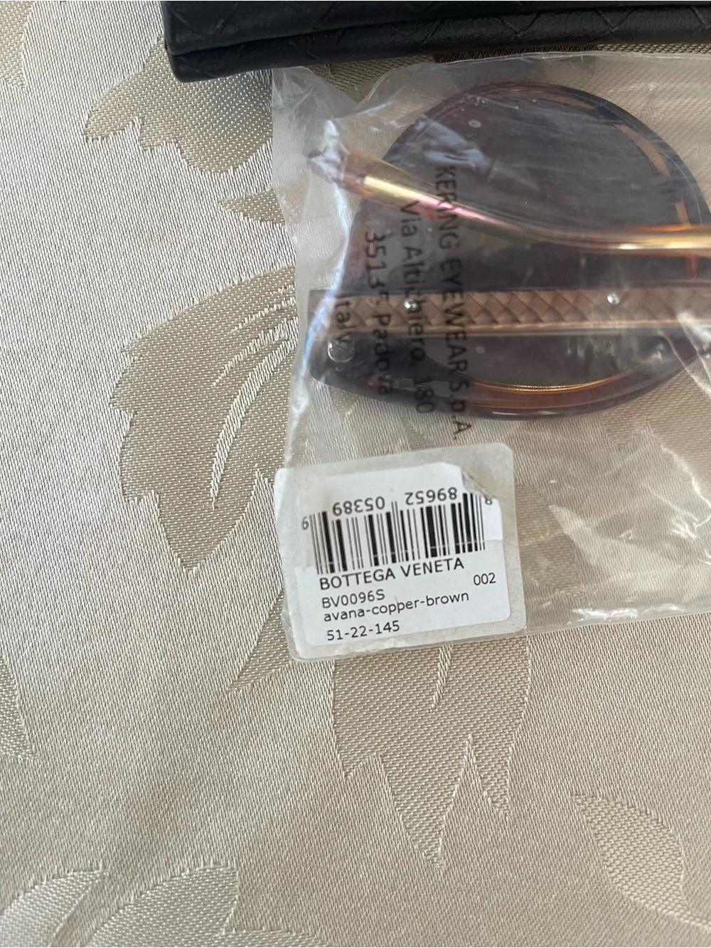 Bottega Veneta Tortoiseshell Round Sunglasses with Brown Gradient Lenses